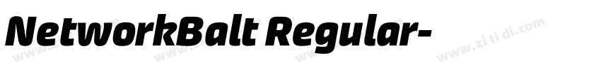 NetworkBalt Regular字体转换
